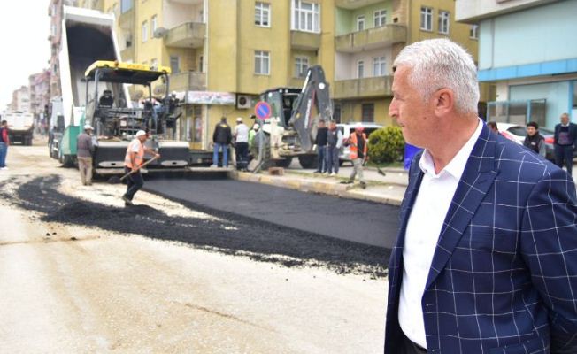 Sıra Asfalt Çalışmalarına Devam — haber görseli
