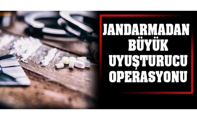 Jandarma'dan Büyük uyuşturucu operasyonu — haber görseli