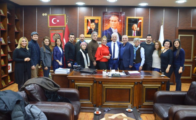 Çiğdem Tunç Tiyatro Topluluğundan İspiroğlu’na Ziyaret — haber görseli