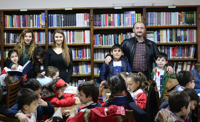 Minik okurlar Faik Baysal’da — haber görseli