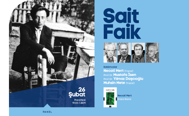 Yeni hafta ‘Sait Faik’ paneliyle başlıyor — haber görseli