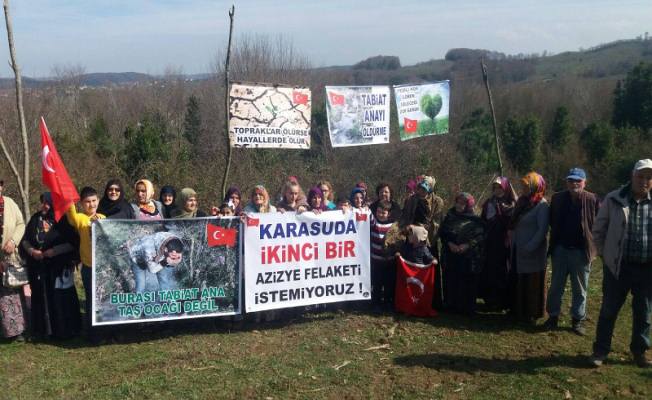 Mahalle Halkının tepkisi, Taş Ocağı İstemiyoruz — haber görseli