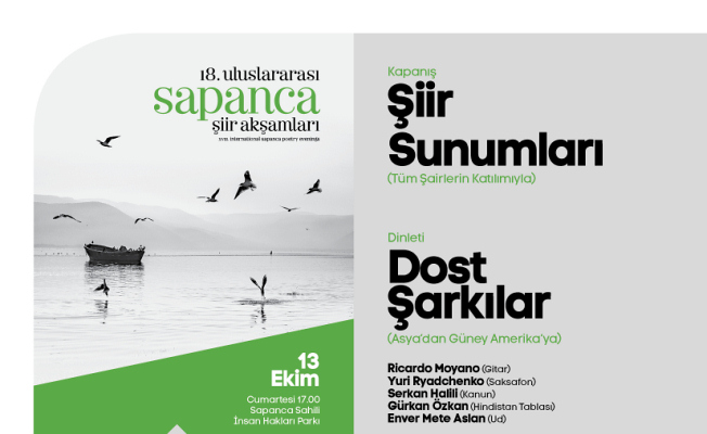 18. Uluslararası Sapanca Şiir Akşamları başlıyor — haber görseli