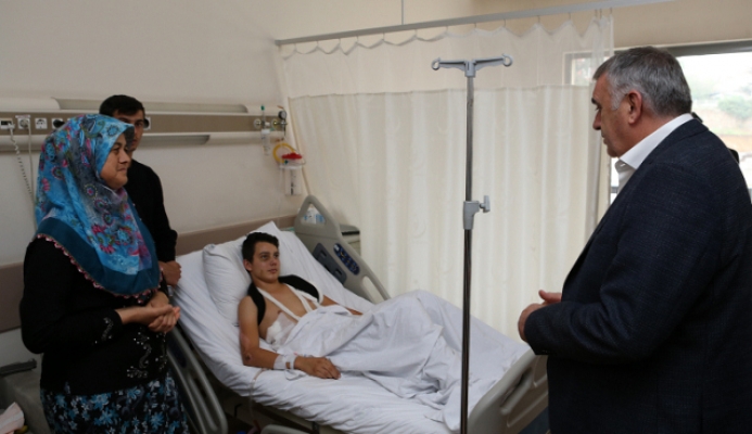 Toçoğlu hastalara sağlıklı günler diledi — haber görseli
