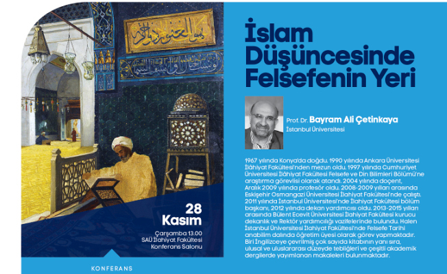 İslam Düşüncesinde Felsefenin Yeri konuşulacak — haber görseli