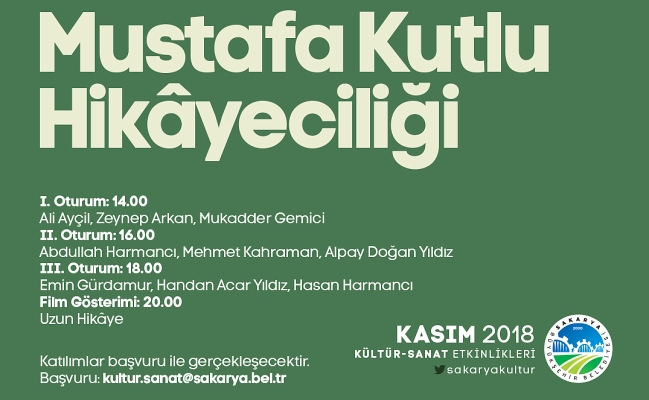 ‘Mustafa Kutlu Hikayeciliği’  çalıştayda ele alınacak — haber görseli