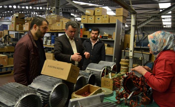 Cumhur İttifakı Belediye Başkan Adayı İshak Sarı TEKTEM çalışanlarını ziyaret etti — haber görseli