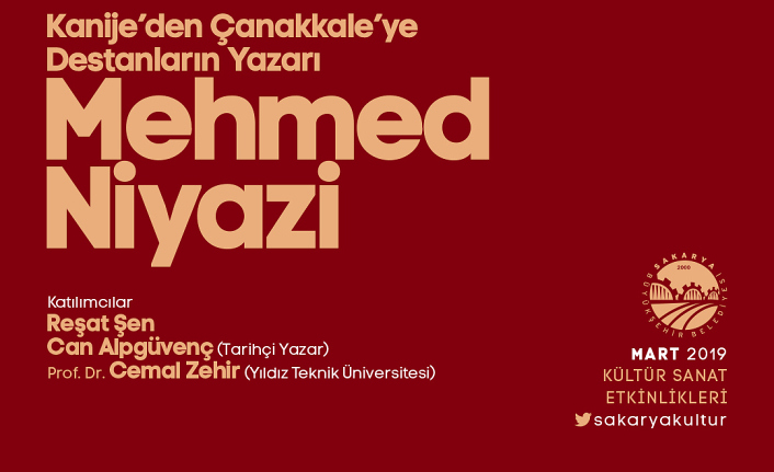 Destanların Yazarı Mehmed Niyazi konuşulacak — haber görseli