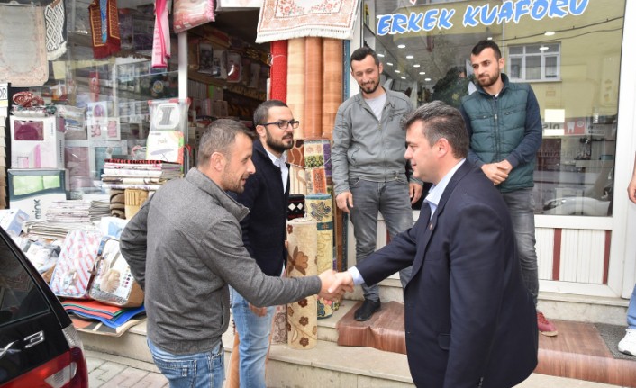 Başkan Sarı, Karasulu Esnafları Ziyaret Etti — haber görseli