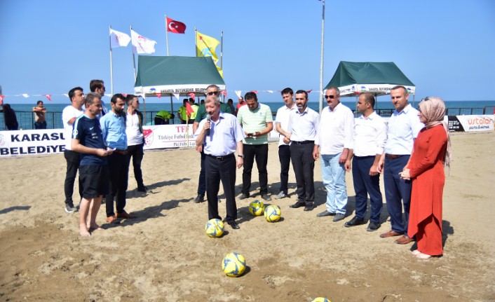 Plaj Futboluna Görkemli Açılış — haber görseli