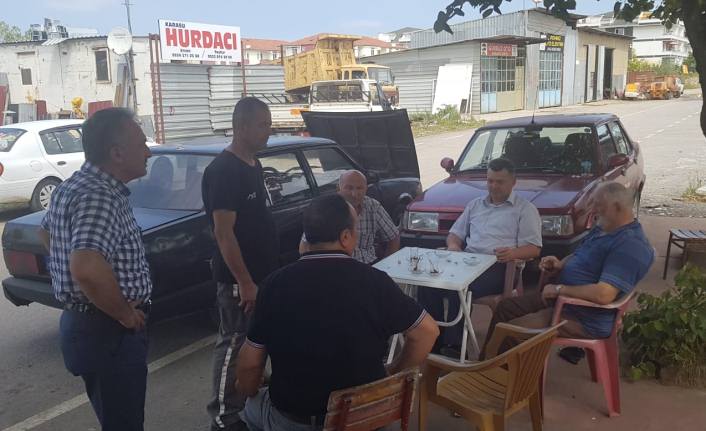 Başkan Sarı Sanayi Esnafını Ziyaret Etti — haber görseli