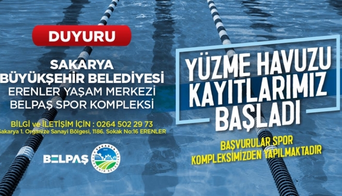 Yaşam merkezinde yüzme havuzu kayıtları başladı — haber görseli