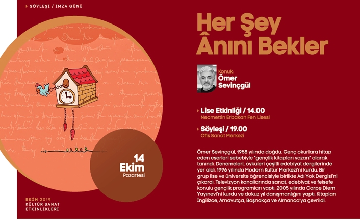 Yeni hafta söyleşi ve imza günüyle başlıyor — haber görseli