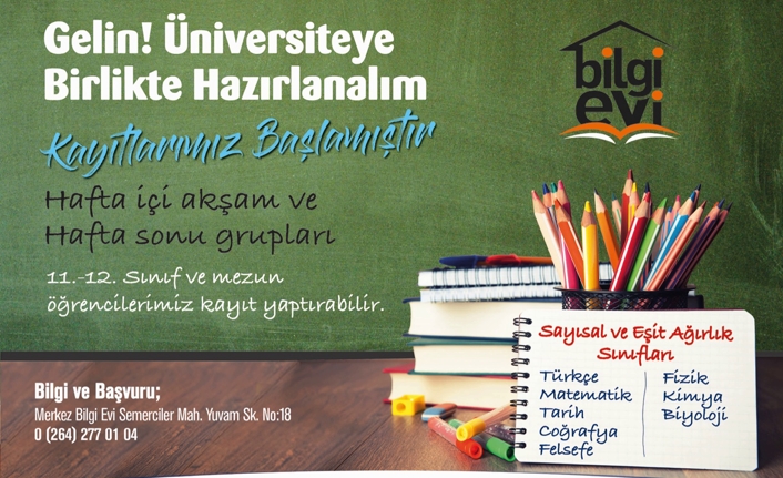 Adapazarı Bilgi Evi Üniversiteye Hazırlıyor — haber görseli