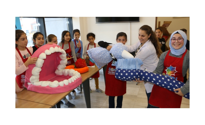Minikler diş sağlığının önemine dikkat çekti — haber görseli