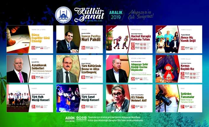 Adapazarı Kültür Sanat’tan Zengin Aralık Takvimi  — haber görseli