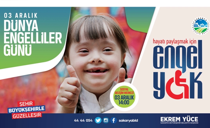 Dünya Engelliler Günü SGM’de kutlanacak — haber görseli