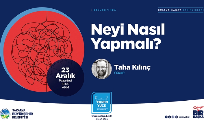 Neyi nasıl yapmalı? söyleşisi AKM’de — haber görseli