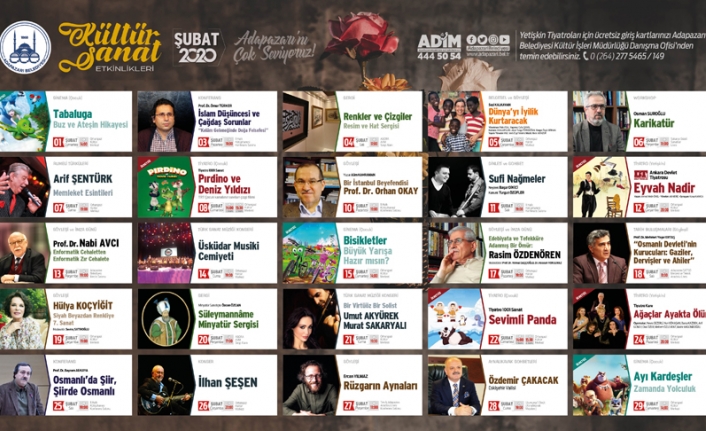 Adapazarı kültür sanat heyecan dolu şubat — haber görseli