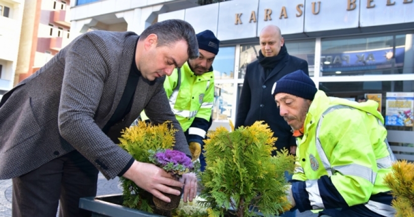 Başkan Sarı, Peyzaj çalışmalarına hız verdi — haber görseli