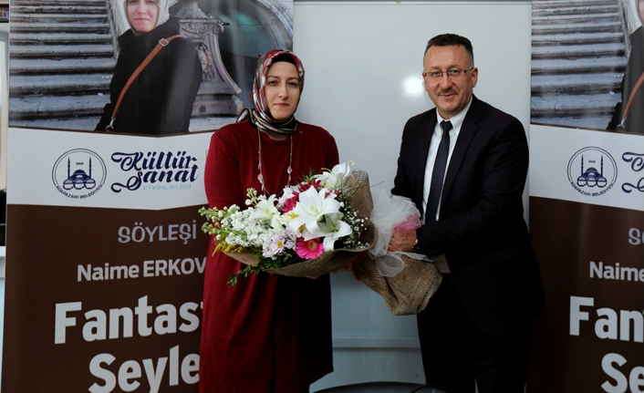 Erkovan yazarlık yolculuğunu anlattı — haber görseli