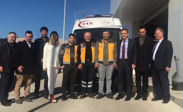 112 ekibi sınıra desteğe gitti — haber görseli