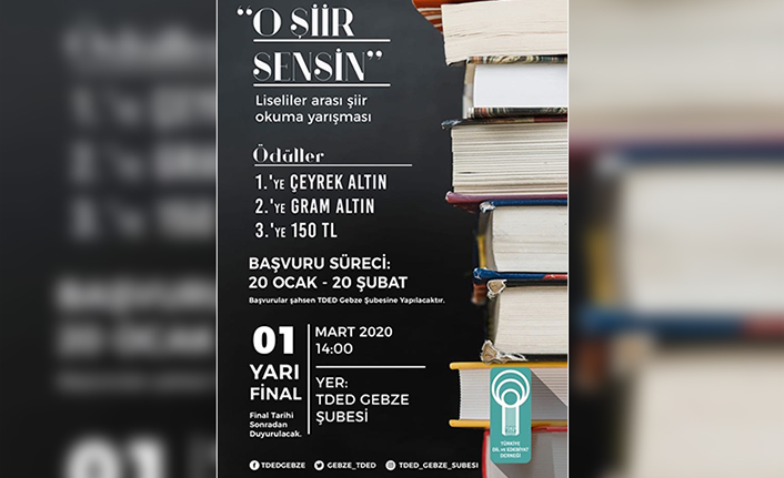 Liseliler Arası Şiir Yarışması Başlıyor! — haber görseli