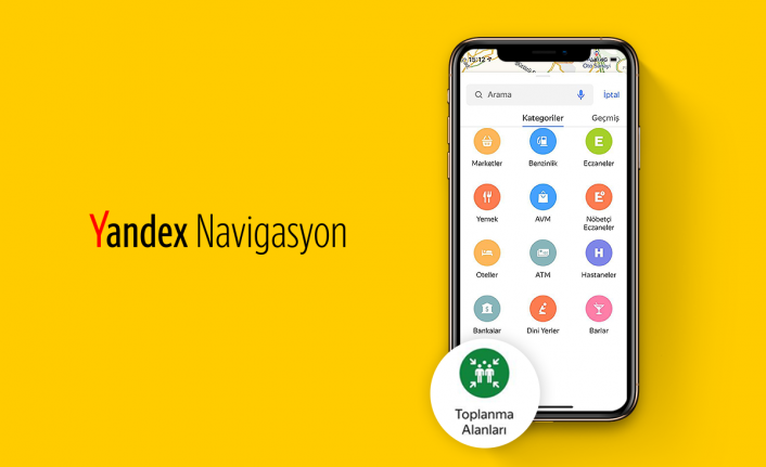 Yandex Harita, üzerinde afet toplanma noktalarını göstermeye başladı! — haber görseli