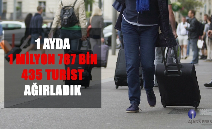 1 Ayda 1 milyon 787 bin turist ağırladık — haber görseli