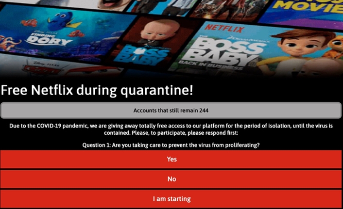 Netflix Sitesine Benzeyen Tasarım ve Domain ile Kandırıyorlar  — haber görseli