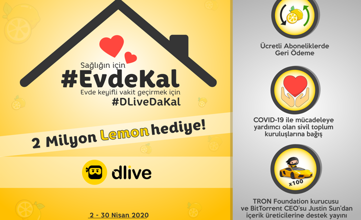 #DLiveDaKal ‘an 160binTL hediye kazanıyor  — haber görseli