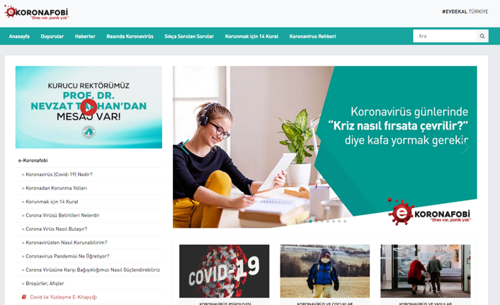Koronavirüs hakkında merak edilen her şeyi uzmanlar e-koronafobi’de anlatıyor — haber görseli