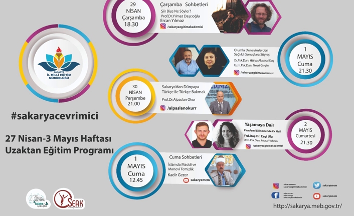 Sakarya e-Akademi Canlı Yayın Kuşağı — haber görseli