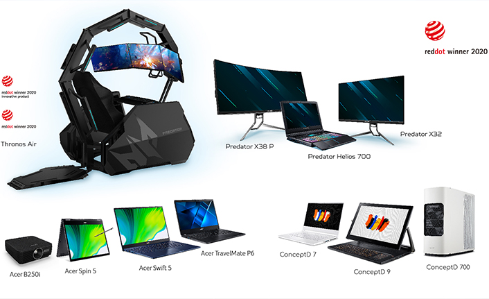Acer, 11 Adet Red Dot Ürün Tasarımı Ödülü — haber görseli