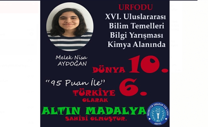 Arifiye Necmettin Erbakan Fen Lisesi Öğrencilerimizden Büyük Başarı — haber görseli