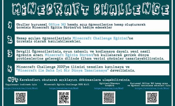 Sakarya  "Minecraft Eğitim Challenge 2020" İçin Hazırlanıyor — haber görseli