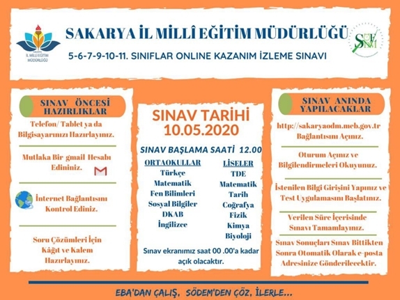 Telafi eğitimine katılacak öğrencilere Online Kazanım İzleme Sınavı — haber görseli