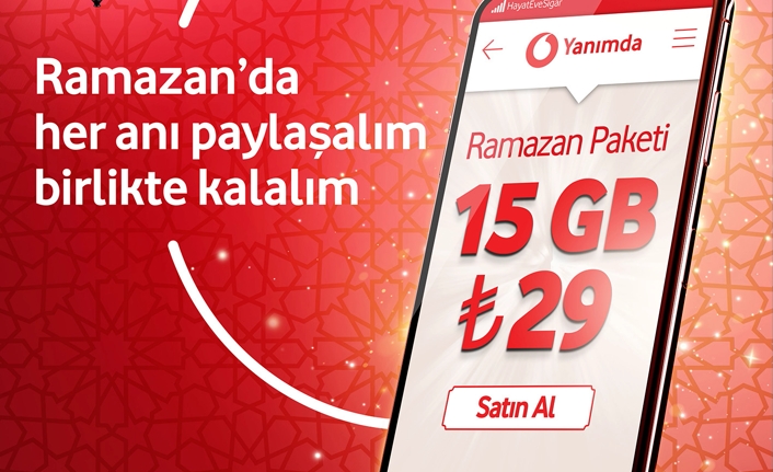 Vodafone’dan Ramazan’a özel 15 gb mobil İnternet  — haber görseli