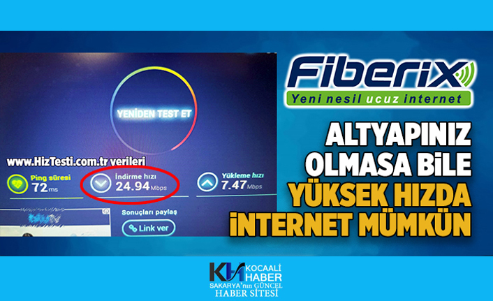 Altyapısı olmayana fiber internet — haber görseli