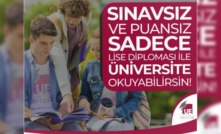 Sadece lise diploması ile üniversite eğitimi — haber görseli