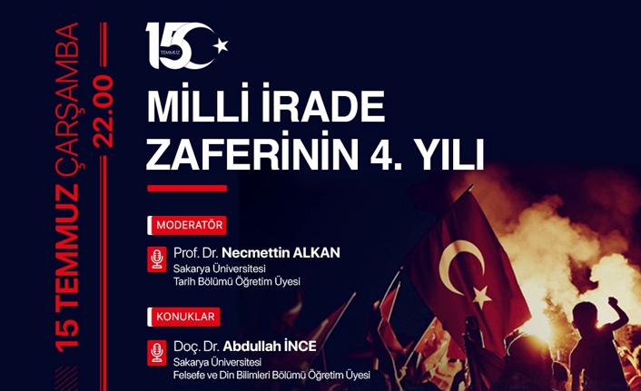 SAÜ'de 15 Temmuz'a Özel Canlı Yayın — haber görseli