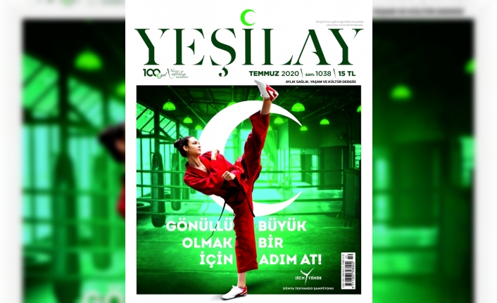 Yeşilay Dergisi’nin Temmuz sayısının kapağını Dünya Tekvando Şampiyonu İrem Yaman tasarladı — haber görseli