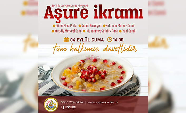 Sapanca Belediyesi, Aşure Dağıtımı Yapacak — haber görseli