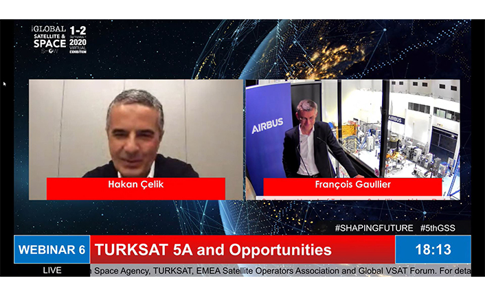 TÜRKSAT 5A ilk kez canlı yayınla tüm dünyaya gösterildi — haber görseli