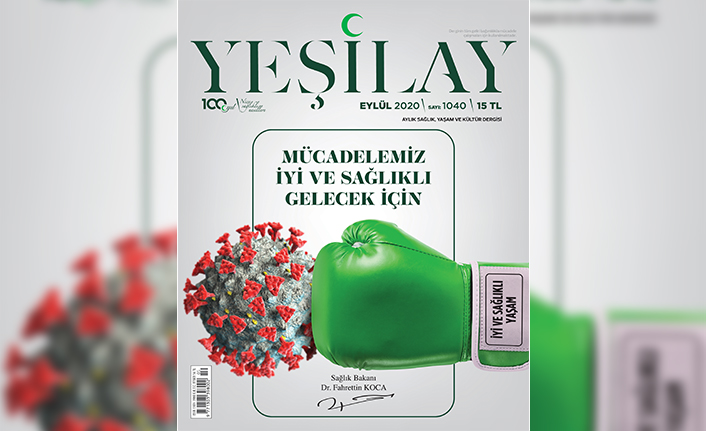 Yeşilay Dergisi’nin kapağında Sağlık Bakanı Dr. Fahrettin Koca imzası — haber görseli