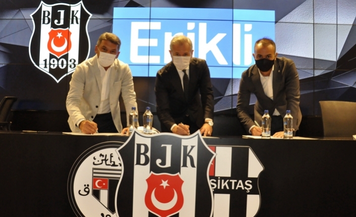 Erikli #bırakmamseni diyerek Beşiktaş JK ile sponsorluk anlaşmasını yeniledi  — haber görseli