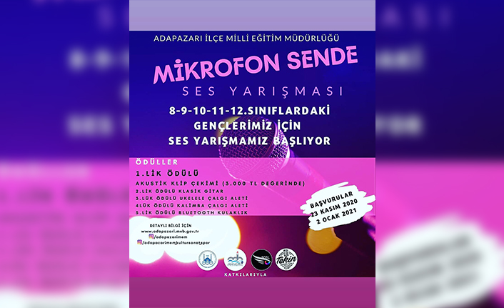 Adapazarı MEM'den 'Mikrofon Sende' Yarışması — haber görseli