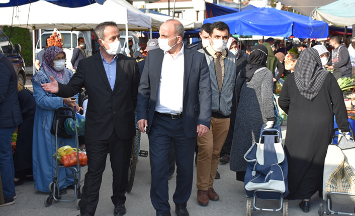 Başkan KILIÇ Çarşamba Pazarını Gezdi — haber görseli