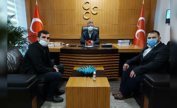 Berkay ve Çetin'den Başkan Akar'a ziyaret — haber görseli
