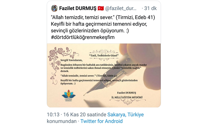 Durmuş: “Tatil, Tedbirlerle Güzel” — haber görseli